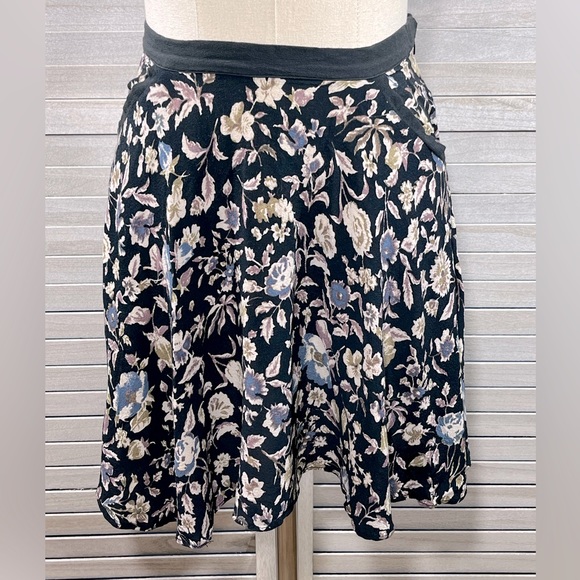 ECOTE Floral Mini Skirt-0 - Picture 1 of 2